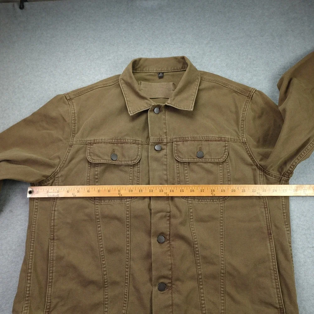 Banana Republic Jacket Mens XL Olive Brown Heritage‎ Canvas Trucker Workwear